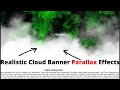 ||Realistic Cloud Banner Parallax Effects|| ONLY HTML&CSS