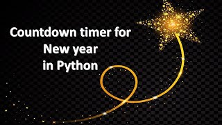 How to make New year Countdown in Python