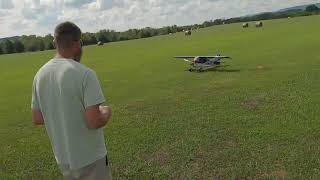 Wess Collette   Pilot RC 107'' Decathlon Maiden Flight