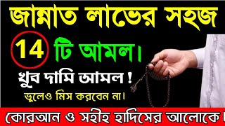 জান্নাত লাভের সহজ ১৪টি আমল||Jannat Laver Sohoj 14 Amol ||#jannat #Jahannam #জান্নাত #জাহান্নাম