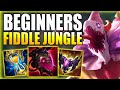 HOW TO PLAY FIDDLESTICKS JUNGLE & CARRY THE GAME FOR BEGINNERS! - Gameplay Guide League of Legends