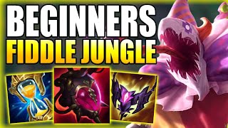 HOW TO PLAY FIDDLESTICKS JUNGLE & CARRY THE GAME FOR BEGINNERS! - Gameplay Guide League of Legends