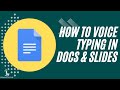 Google Docs for Law Firms | How to Use Voice Typing