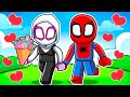 Spiderman Goes on 100 Dates with GWEN STACY in Roblox!