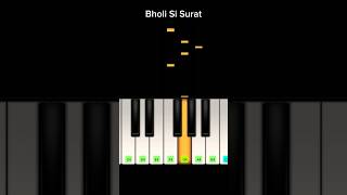 Bholi Si Surat | Easy Piano Cover |