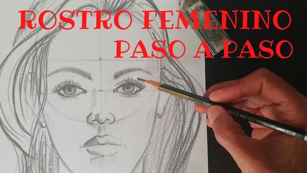 COMO DIBUJAR ROSTRO FEMENINO - YouTube