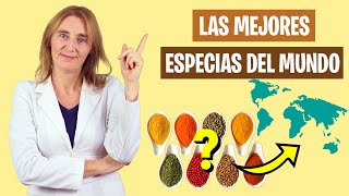 Las ESPECIAS MÁS UTILIZADAS en el MUNDO | Especias del mundo | Alimentación real saludable