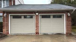 9x7 modern steel insulated garage doors