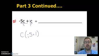 distributive property backwards (intro to gcf factoring)