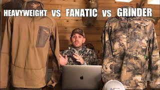 SITKA Heavyweight vs Grinder vs Fanatic Hoody Review