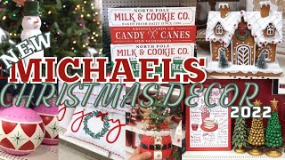 *OMG* CHRISTMAS DECOR 2022 AT MICHAELS! NEW CHRISTMAS DECORATIONS #christmas2022 #christmasdecor