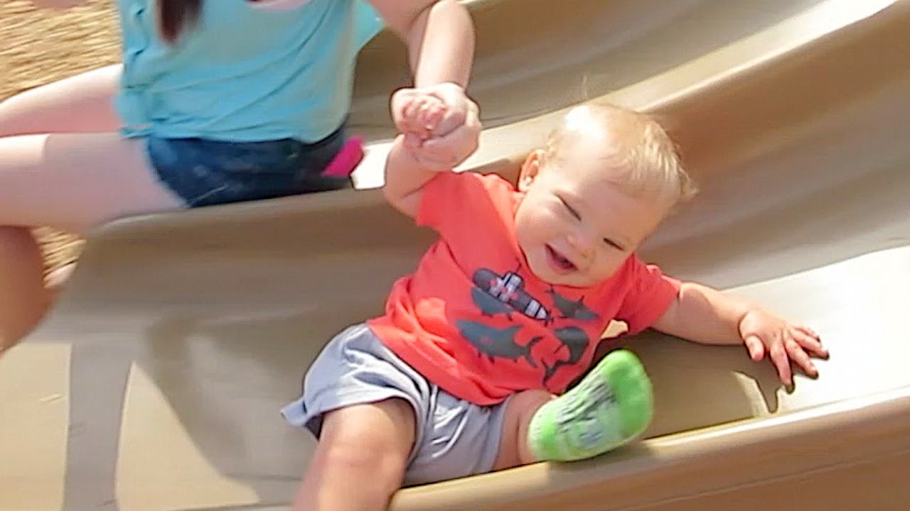 Baby Slide Funny Youtube