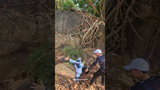 വല്ലാത്തൊരു വീഴ്ചയായിപ്പോയി 😭🥹  Fell down from rock climbing Banyan Tree #shorts #viral #minivlog