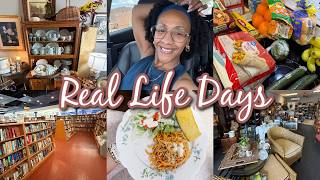 Spend a Few Days With Me | Realistic Homemaking Vlog, Grocery Haul, Cooking & Thrifting