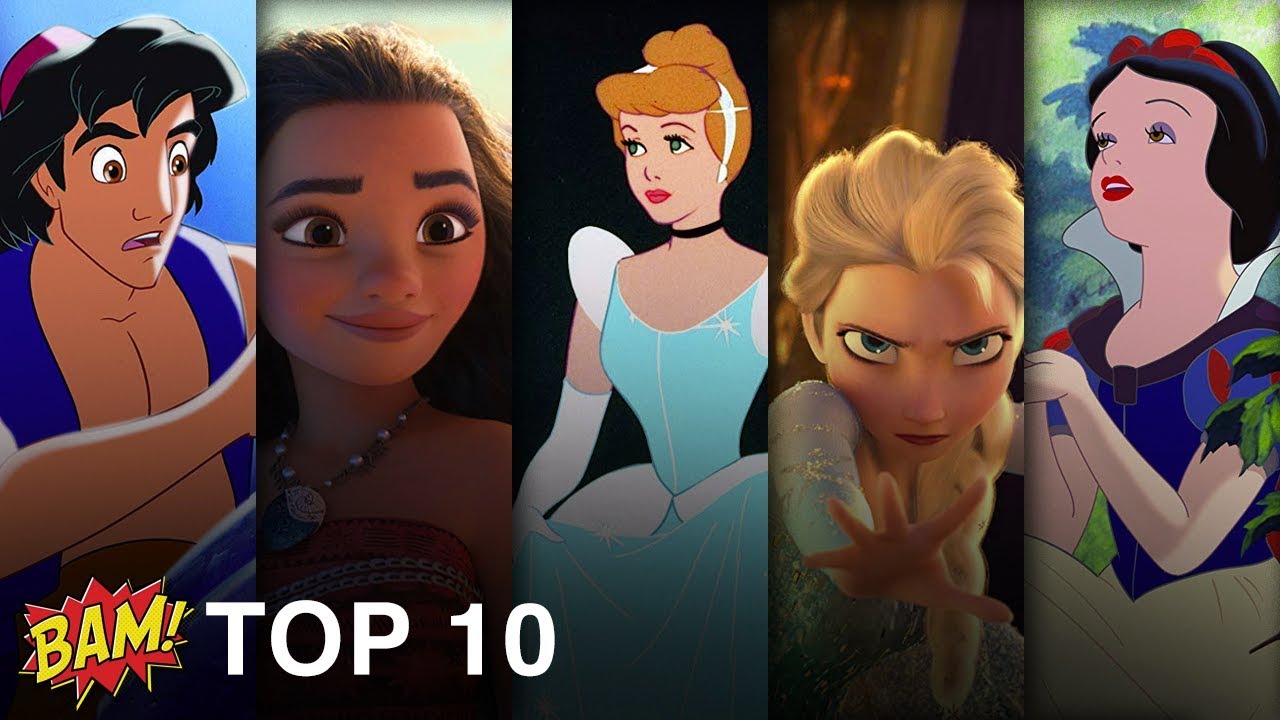 Top 10 Disney Animated Movies Of ALL TIME - YouTube