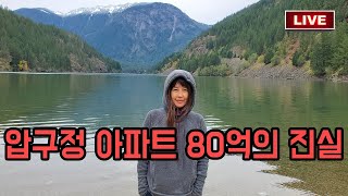 압구정 아파트 한채에 80억의 진실  [방미TV 실시간 방송]