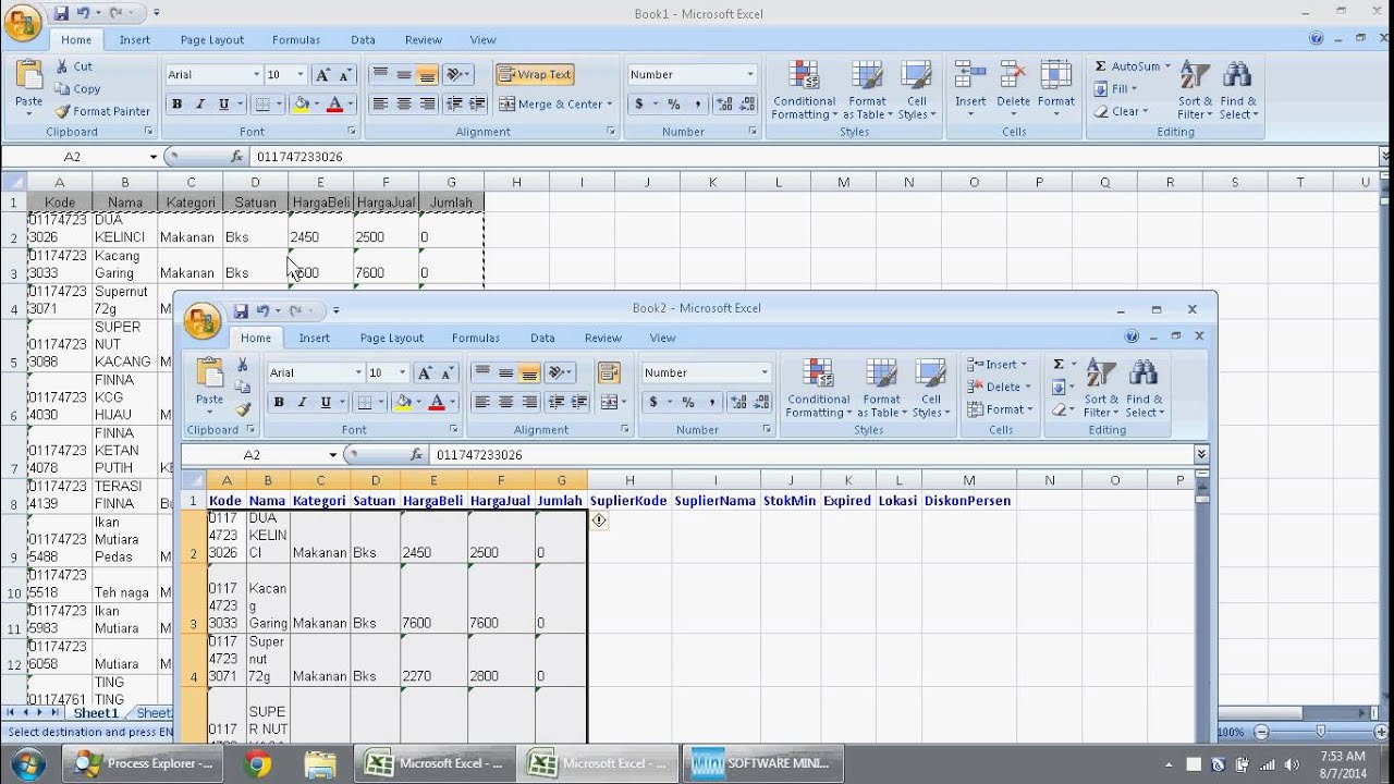 VIDEO PANDUAN CARA IMPORT DATA DARI MICROSOFT EXCEL KE SOFTWARE ...