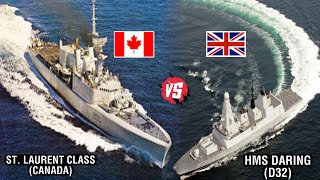 HMS Daring vs St.Laurent-Class Destroyer: Who is Superior ?