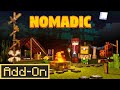 NOMADIC ADDON Takes Minecraft Bedrock Survival Mode to the NEXT LEVEL!