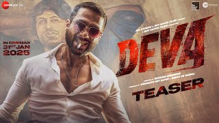 Deva - Official Teaser | Shahid Kapoor \u0026 Pooja Hegde | Rosshan Andrrews | In Cinemas 31st Jan