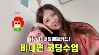 국비지원 코딩수업❤️ | 비대면으로 수업듣기 | 취준생 브이로그 | 국민취업지원제도 | 내일배움카드