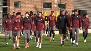Liverpool Train Ahead Of Their Champions League Quarter-Final Clash With Porto