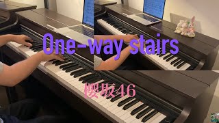 楽譜販売中　One-way stairs ピアノ連弾　櫻坂46 As you know? 耳コピ　アルバム　新曲　摩擦係数