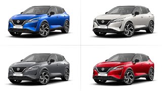 New 2022 Nissan Qashqai COLOURS - Detailed Comparison