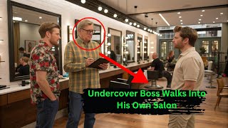 Undercover Boss Walks Into His Own Salon, Stops Cold When He Hears 2 Stylists Behind Him