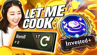 200 IQ FAST 10 Invested+ ROLL DOWN (I COOKED) | TFT Set 13 - Patch 13.3