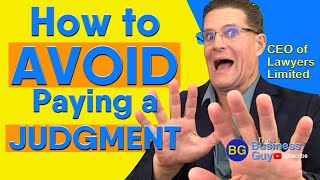 How to Avoid Paying a Civil Judgment [Asset Protection Strategies]