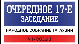 #VII_созыв очередное 17-е заседание Народного Собрания Гагаузии от 28.07.2023г.