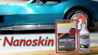 Exterior Detail with NanoSkin Autoscrub Washmit on 1970 Corvette