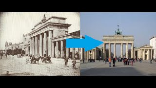 Berlin im Jahre 1900, 1936, 1987, 2018 (Kaiserreich, NS, DDR, BRD)