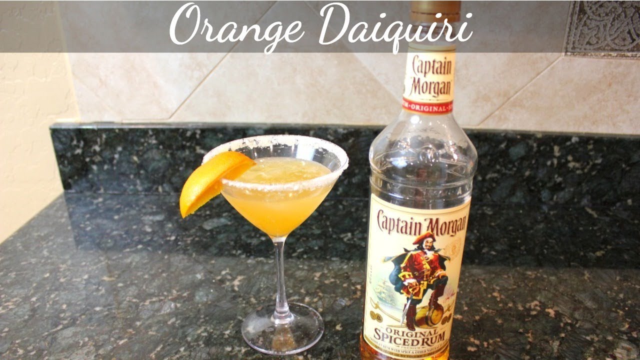 Orange Daiquiri: Captain Morgan Cocktails / Drinks (Spiced Rum ...