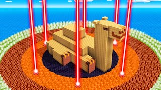 I Built A *SECURE* CAMEL Statue For My Friend! (Minecraft Squid Island)