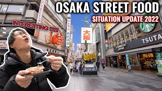 Trying New Street Foods at Osaka Dotonbori and Travel Situation Update in January 2022  Ep.329