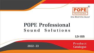 POPE Professional Acoustics Limited | Sub-woofer | LD-18B | 2022-2023