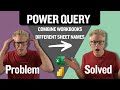 Power Query Trick: Combine Excel Files with DIFFERENT Sheet Names! 🔥