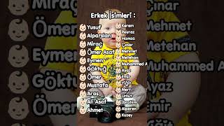 2023 en popüler erkek bebek isimleri👶🏻 sizin oğluşunuzun adı ne ? ☺️👶🏻 #babynames #keşfet #oğlum