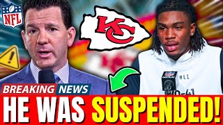🚨LAST MINUTE BOMB! RASHEE RICE SUSPENDED?! TOOK EVERYONE BY SURPRISE! TODAY'S CHIEFS NEWS!