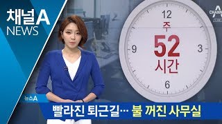 ‘주 52시간’ 시작에 빨라진 퇴근길…불꺼진 직장가