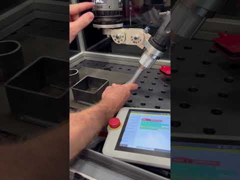 ABB Robotics Welding Teach Pendant Application At Automate 2023 - YouTube