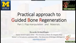 Practical Approach to Guided Bone Regeneration - Dr Riccardo Di Gianfillippo