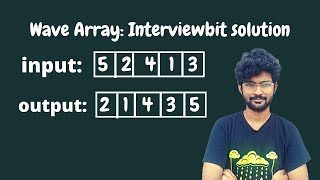 Wave Array Interviewbit solution C++ ( Generalized too )