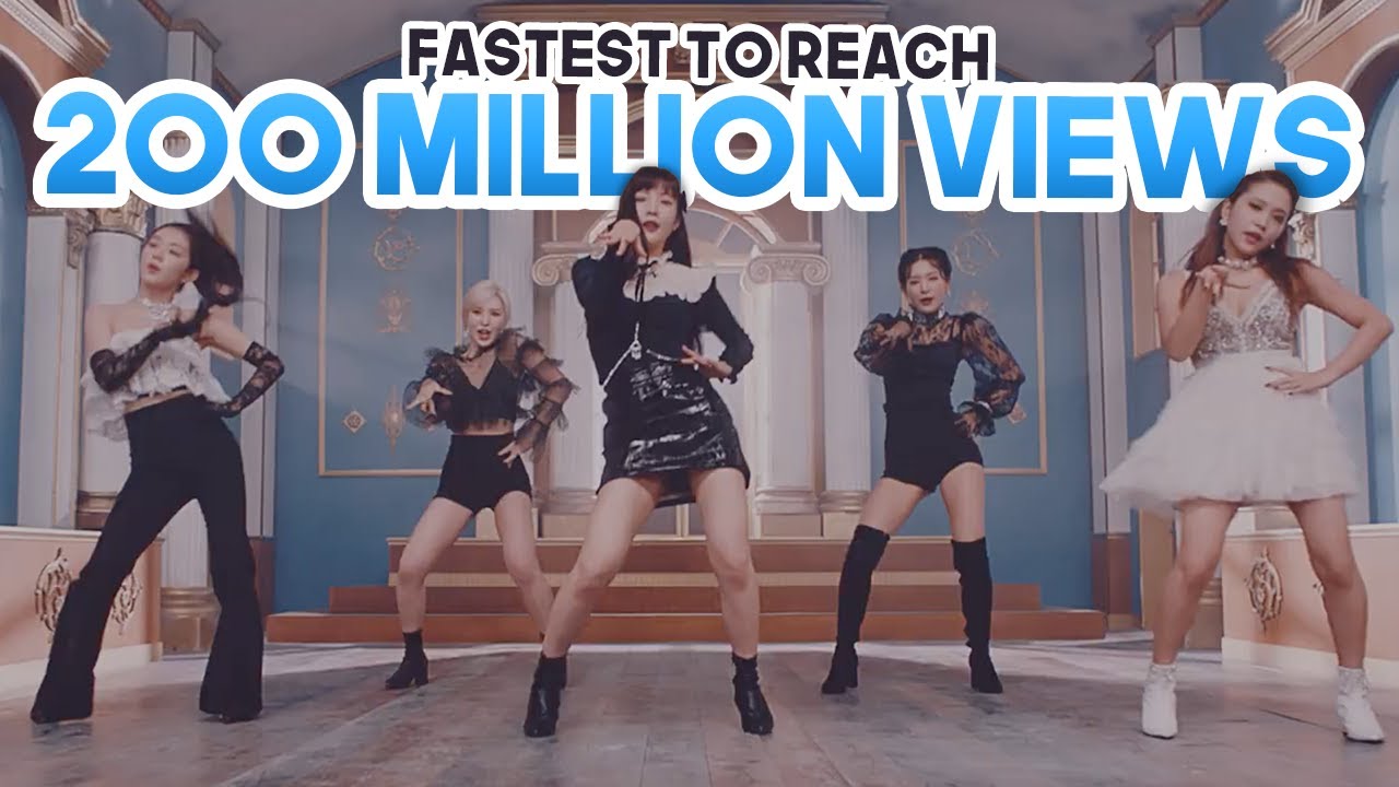 Fastest Kpop Groups Music Videos To Reach 200 Million Views Youtube Music