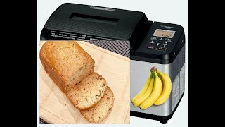 How To Make Banana Bread In a Bread Maker  (Bread Machine) - Zojirushi Recipe