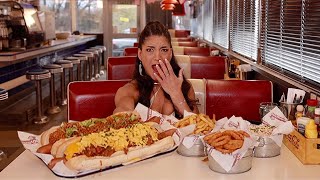 THE 1950'S AMERICAN DINER CHALLENGE THAT HAS BEEN FAILED OVER 60 TIMES!  | @Leah