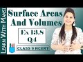 Class 9 Maths | Chapter 13 | Exercise 13.8 Q4 | Surface Areas And Volumes | NCERT