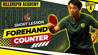 Forehand Counterhit: Master the Move | Table Tennis | Killerspin Skill Academy